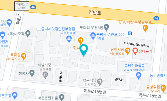 인천 지점 지도